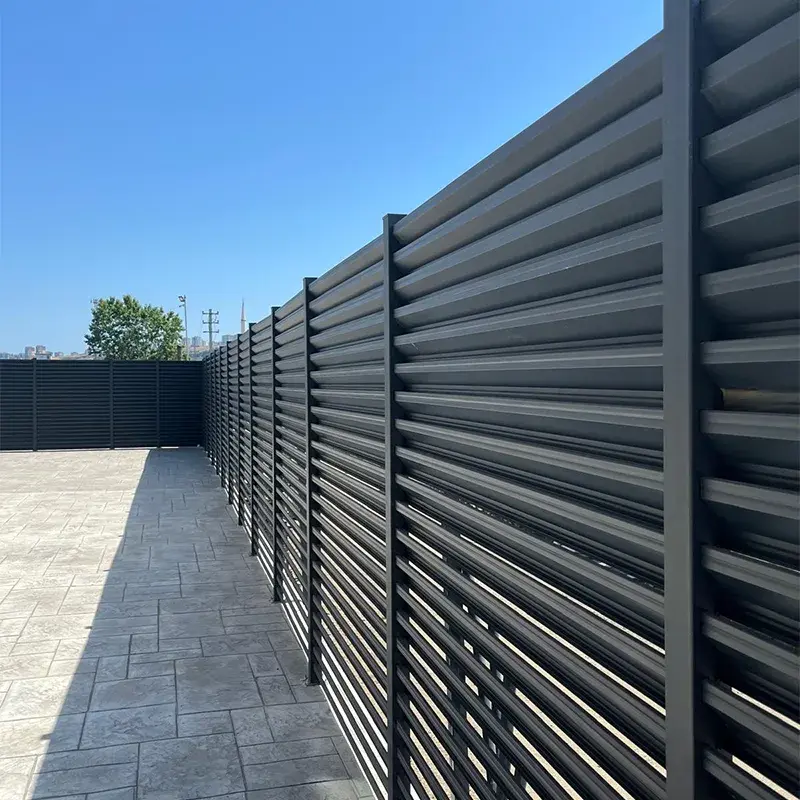Louvered Fence & Door