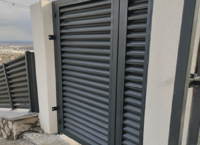 Louvered Fence & Door - 3